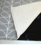 Mat Pad Cover Everhot 60 Range Silver Grey Stem Leaves - Image 3