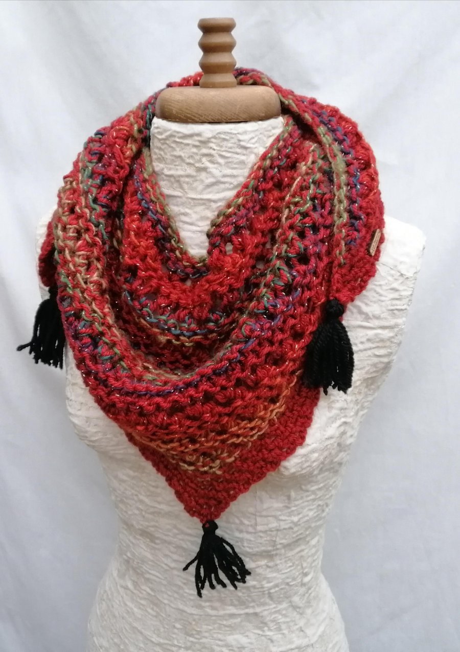 Women's Chunky Triangle Scarf