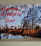 Fathers Day Blank Card Norfolk Broads  - Image 1