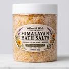 Botanical Himalayan Bath Salts - Patchouli, Mandarin, Ylang-Ylang - 250g