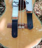 1.5 inch ukulele strap black and white musical notes  - Image 4