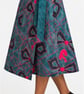 Handmade African Print Cotton Wrap Skirt with Pockets – Size 14 - Image 2