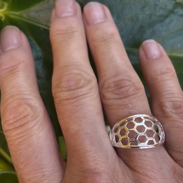 Honeycomb bombe ring