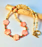 Mother Of Pearl Beaded Flower Necklace & Earrings Gift Set, Summer Seconds Sale - Image 5