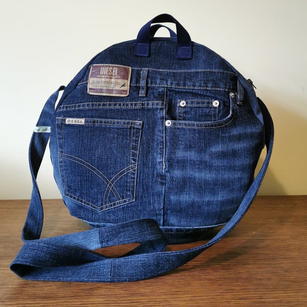 Upcycled Diesel Jeans Bag