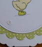 Round Easter Card - Chick with Petal Hat - Image 8