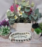 Glasses or trinket basket, hand crocheted  - Image 2