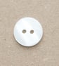 White pearlised buttons 15mm