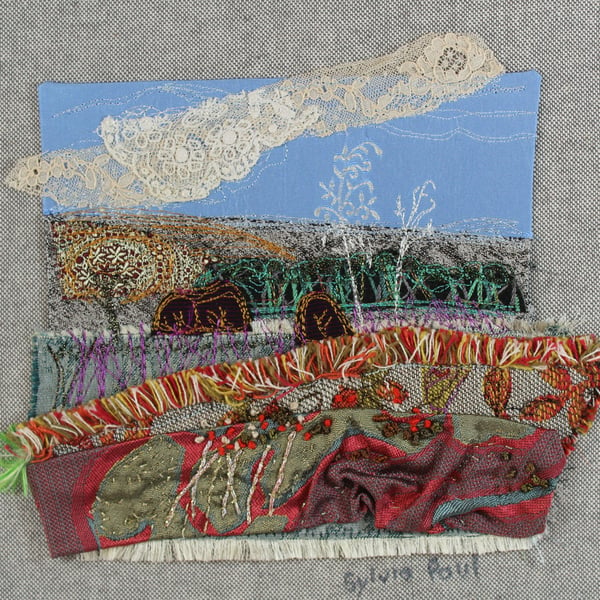 Grasses Textile Art