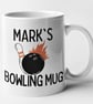 Personalised Bowling Mug - Customised Name Text Personalised Gift Present - Image 6