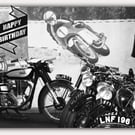 Vintage Motorbike Greeting Card A5 Crag & Countryside 