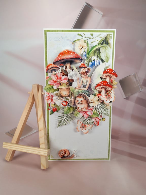 Handmade Fairy Tale Card (86) Tinker Bell Inspired 