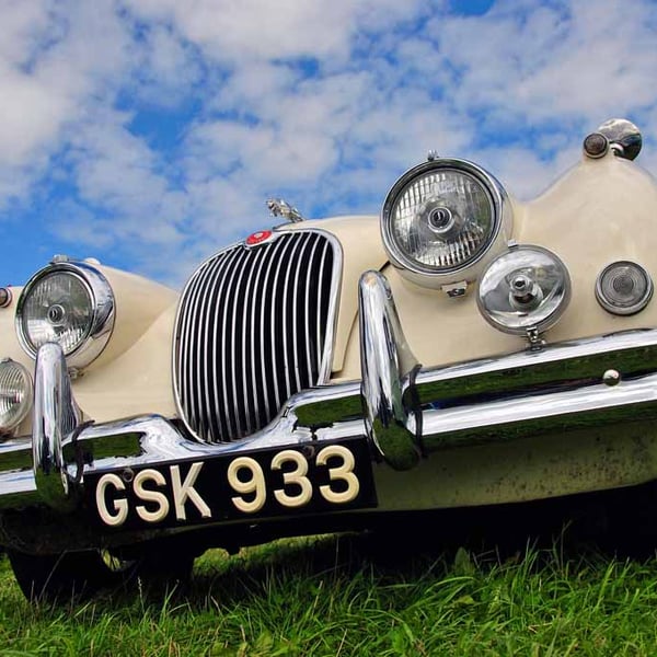 Jaguar Classic Motor Car Photograph Print