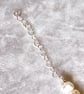 Pearl & Selenite Gemstone Four Leaf Clover Silver Bracelet: Heart Chain Extender - Image 8