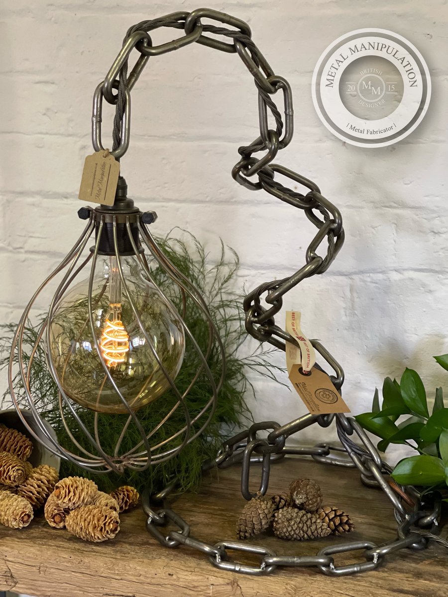 Chain Range Caged ( large caged chain lamp ) 