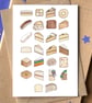 Cake Alphabet Greetings Card - Image 1