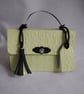 Lime and Liquorice Argyle Embossed Handbag Style Gift Bag  - Image 1
