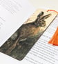 Hare - wooden bookmark,  British wildlife gift  - Image 2