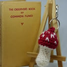 Crochet Toadstool keyring