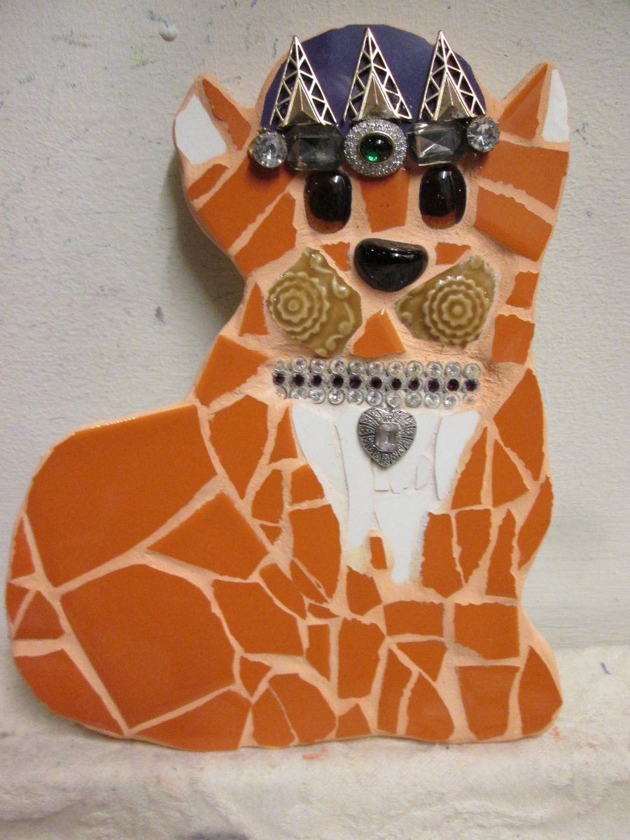 Mosaic Royal Corgi