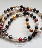 Designer Multicoloured Freshwater Culture Pearl Sterling Silver Necklace - Image 8