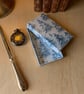 'Blue Christmas' - A handmade, ultra-thin, necklace gift box (Code: NBGBBC)
