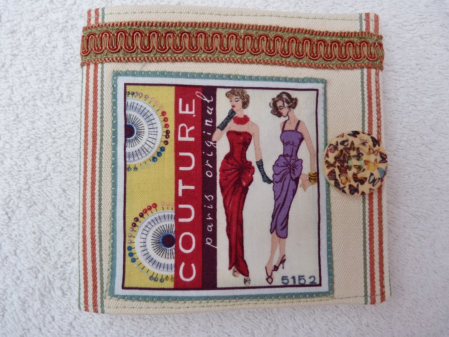 Sewing Needle Case with Couture Ladies