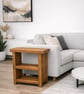 Rustic Solid Wood Side Unit - Handmade storage table - Living room coffee table  - Image 4