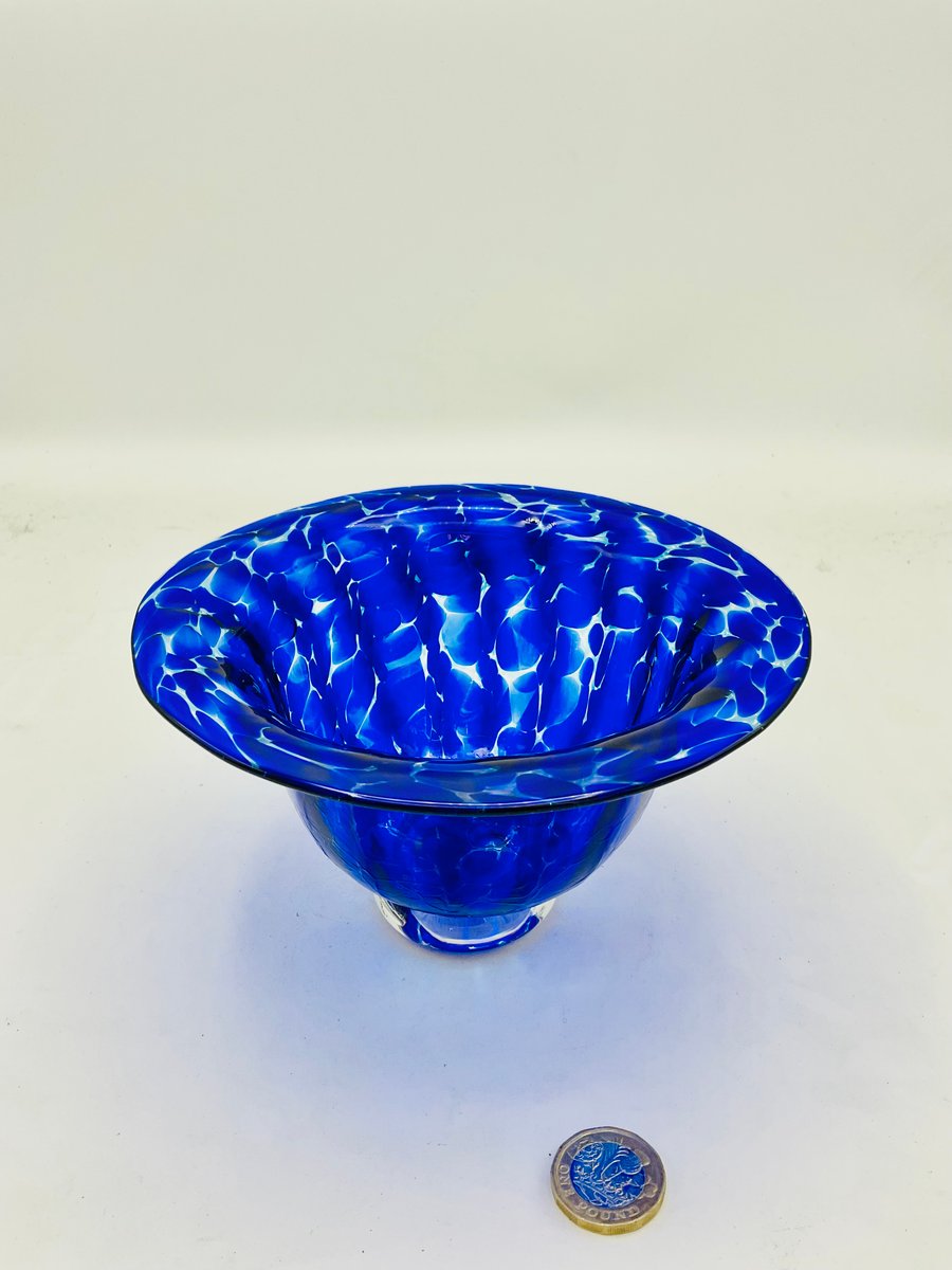 Turquoise Blue Urchin Bowl