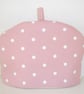 Tea Cosy Pink Polka Dot