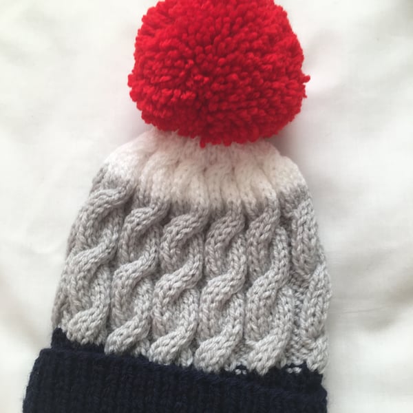 Boys Cable Hat