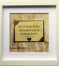 Handmade Framed Charlie Chaplin Quote: Inspirational Wall Art Gift - Image 4