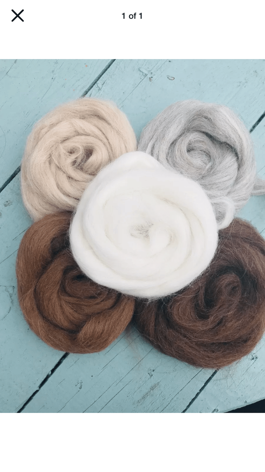 Alpaca wools for spinning and Felting 50grams 