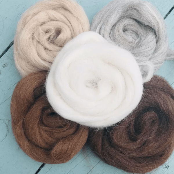 Alpaca wools for spinning and Felting 50grams 