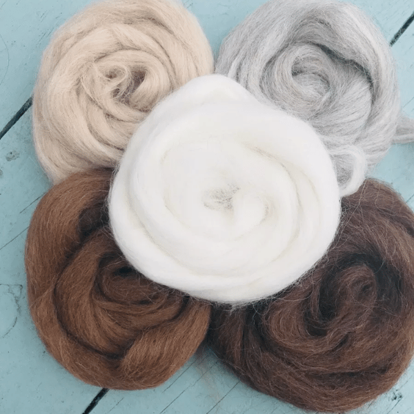 Alpaca wools for spinning and Felting 50grams 