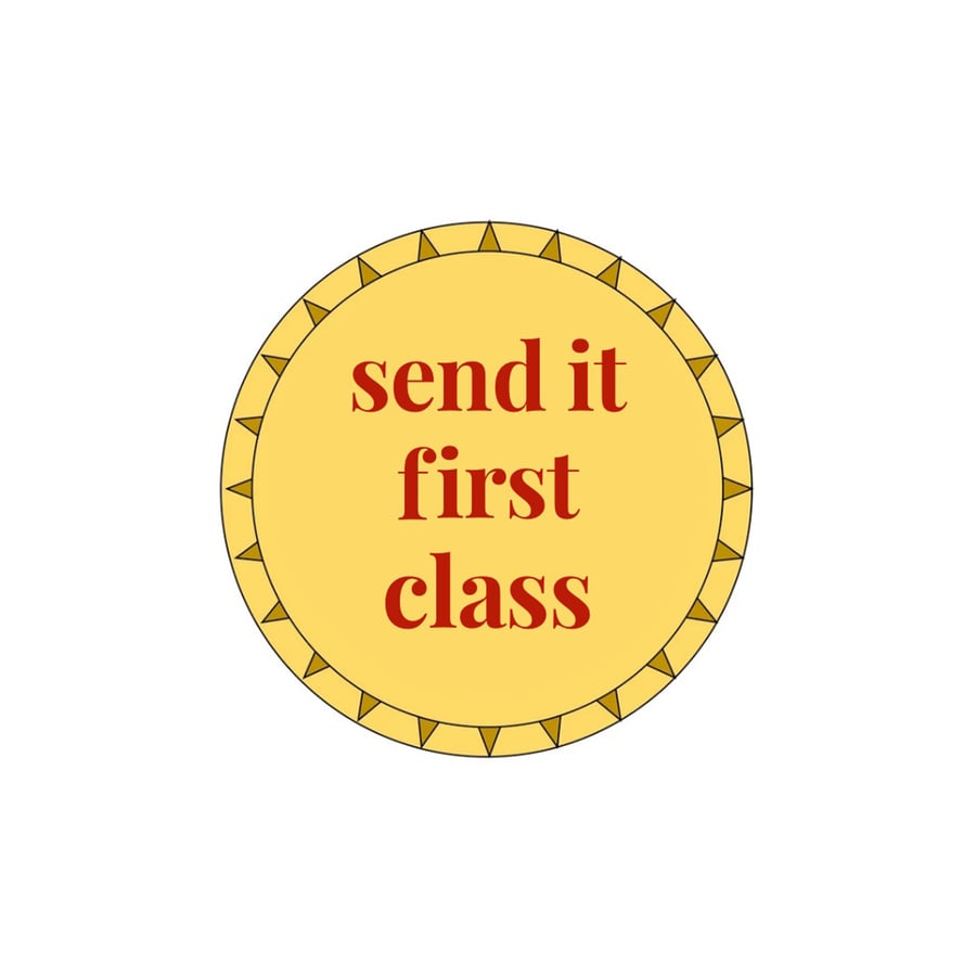 1st CLASS POSTAGE UPGRADE