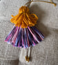 Custom Name 'HAPPY' Angel - Personalised Fluffy Keepsake - Phone & Bag Charm - Image 2