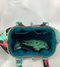 Peacocks large shoulder bag, Birds kiss clasp bag, 2 options, Handmade - Image 10