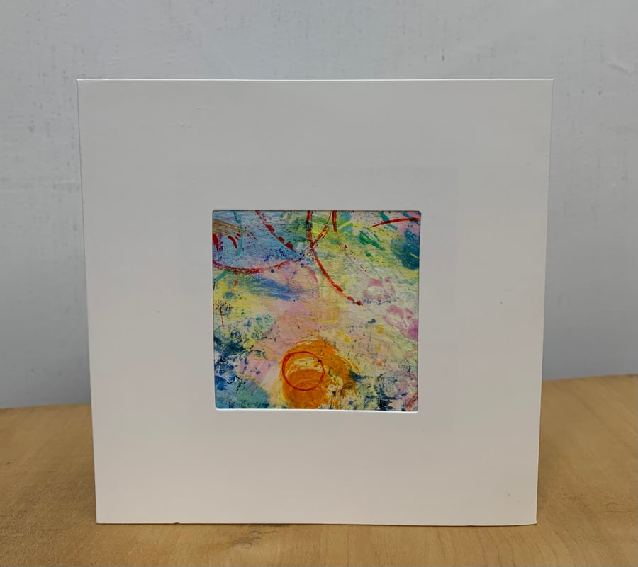 Celebration! Unique Greetings Card for framing.