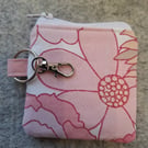 Mini Coin Purse, Mini Zip Purse, Keyring Coin Purse