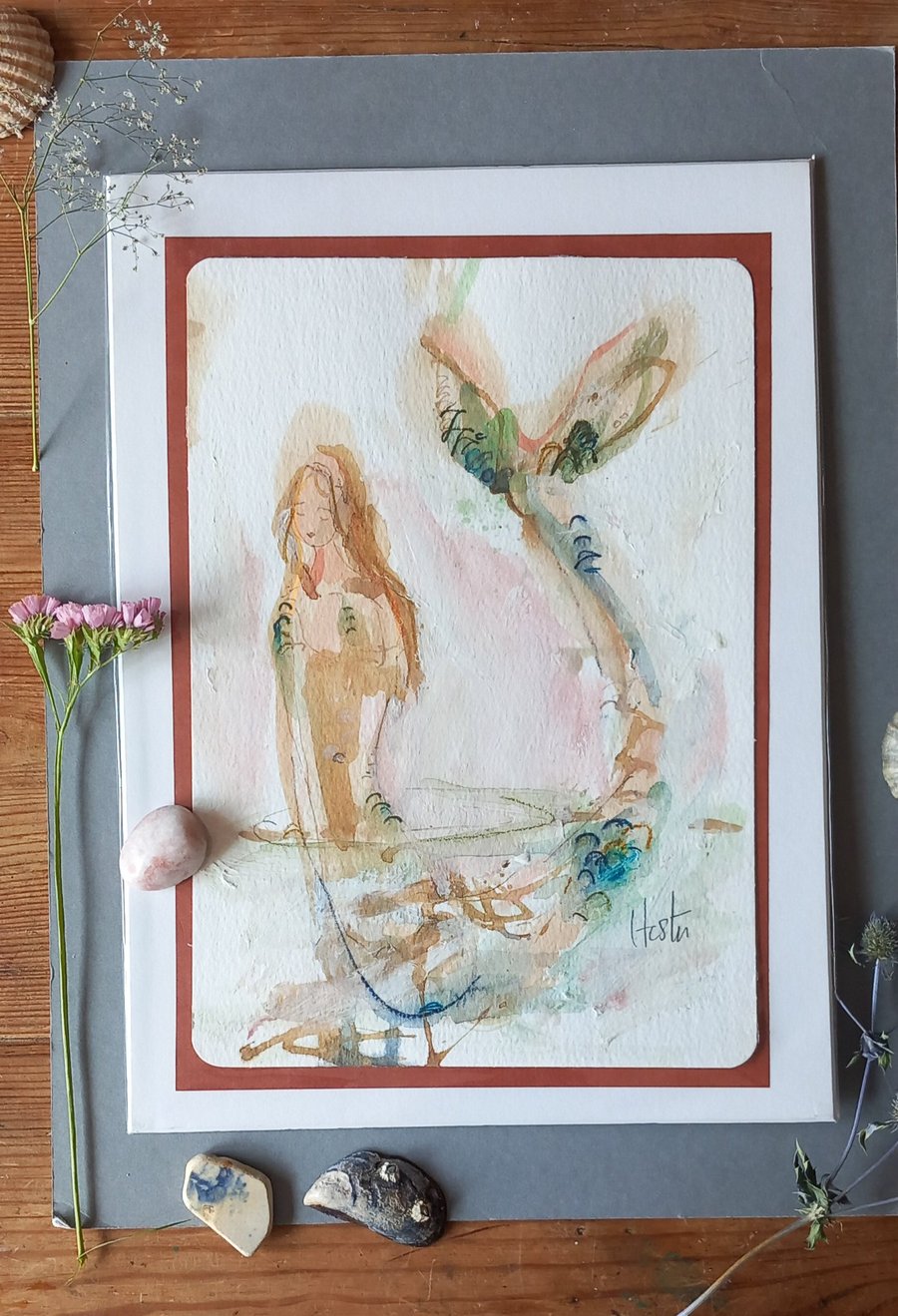 Mermaid painting  