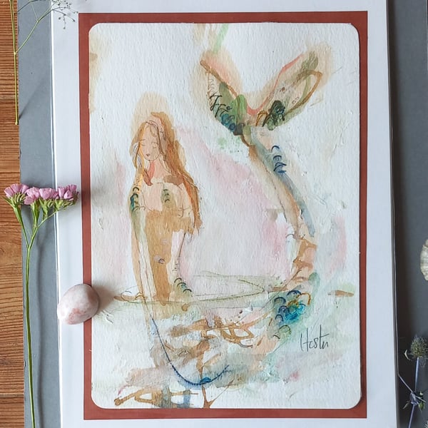 Mermaid painting  