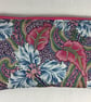 Liberty fabric zip pouch to fit larger phones, floral makeup pouch, pencil case, - Image 8