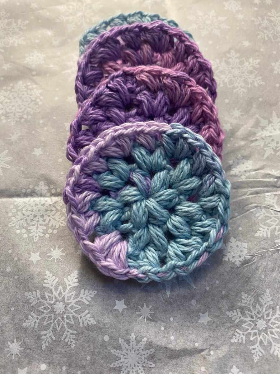 Crochet face scrubbies 