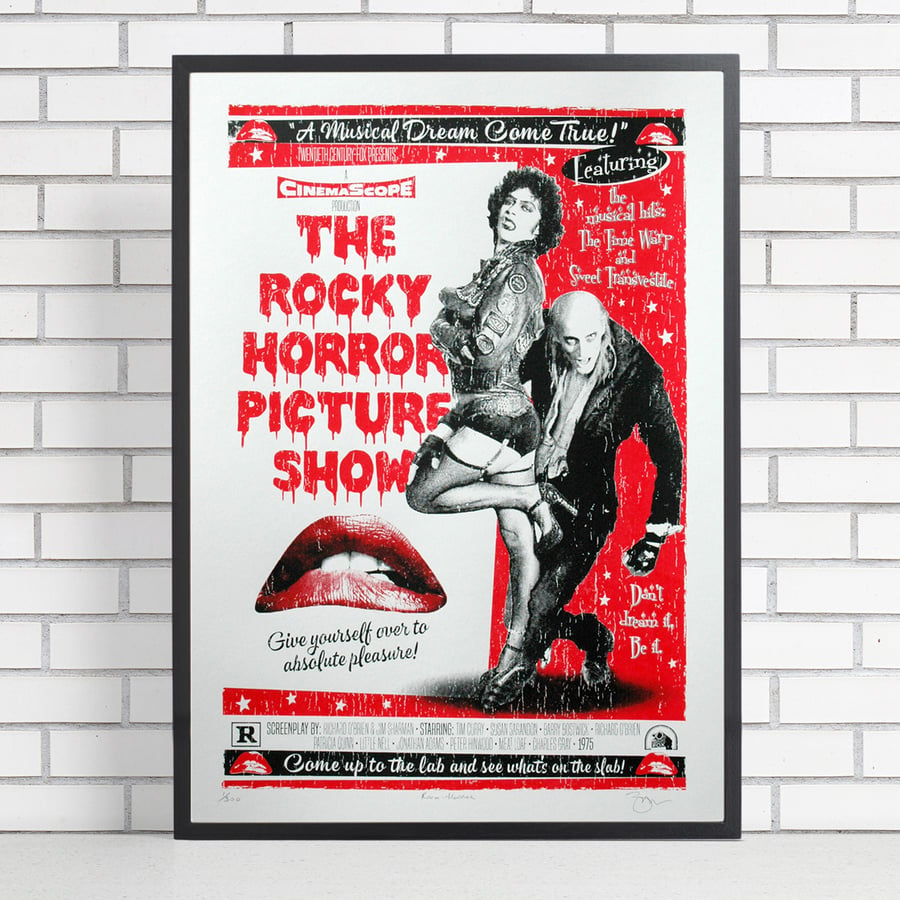 The Rocky Horror Picture Show - Limited Edition, Hand Printed, Screen print