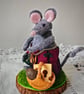 Mac Mouse- handmade felt mouse - Image 2