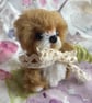 Miniature Otter - Puddling, tiny hand sewn artist bear - Image 5