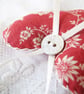 SET OF 3 LAVENDER BAGS - HAND EMBROIDERED  HEART SHAPED - Image 4