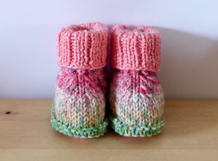 Knitted Baby Booties