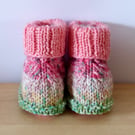 Knitted Baby Booties